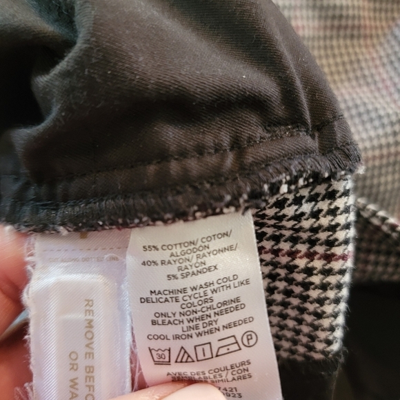 LOFT Skinny Houndstooth Pants 14 - Picture 10 of 10